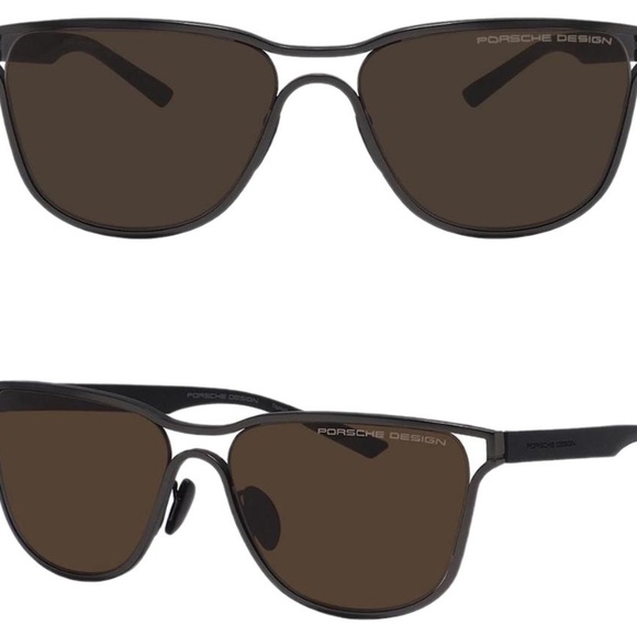 Porsche Design - P'8647-B Gunmetal Titanium Sunglasses 58-16-140 - Picture 2 of 10